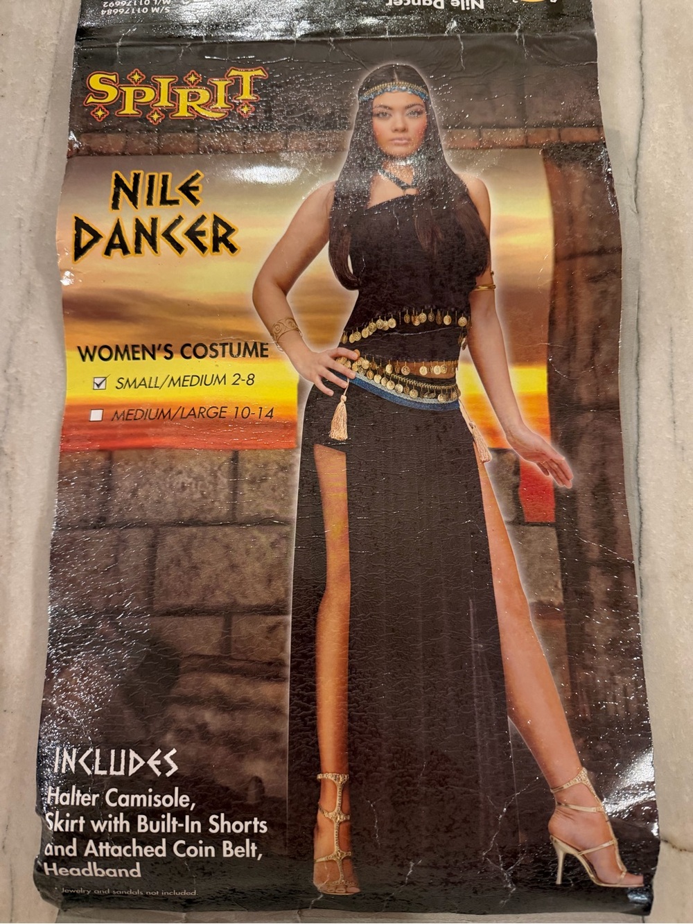 Spirit Halloween Nile Belly Dancer Women's Costume - Black